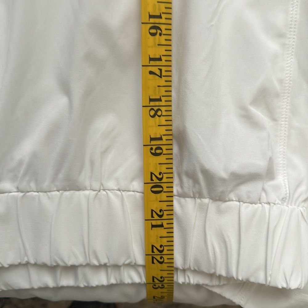 Athleta Advantage Polo Top Quarter Zip Pullover in Bright White Size XL - Picture 8 of 8